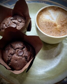 Belgian Dark Chocolate Muffin