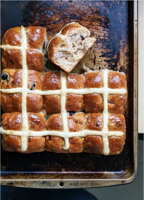 Hot Cross Buns (Set of 2 Buns)