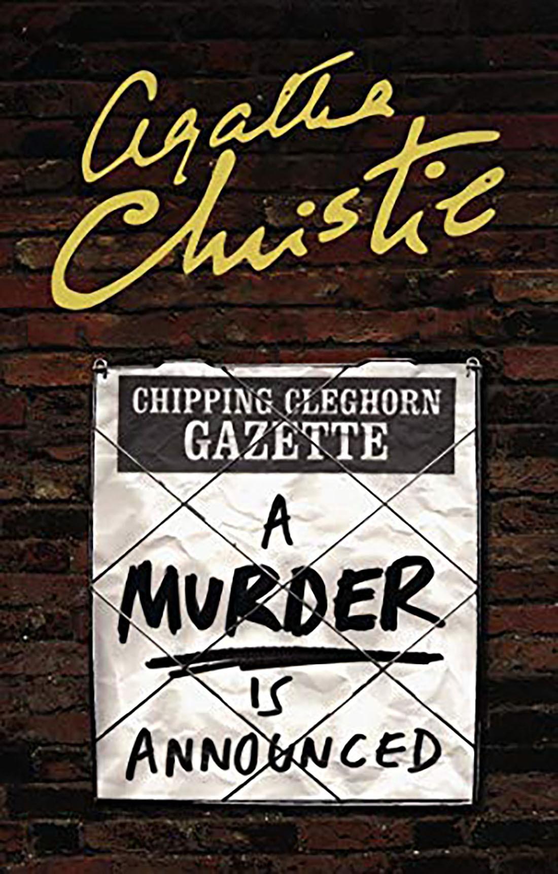 A Murder Is Announced Agatha Christie Pagdandi Bookstore Coffee