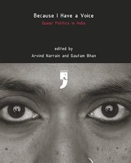 Because I Have A Voice : Queer Politics in India – Ed. Arvind Narrain and Gautam Bhan