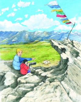 A Roof For Norbu – Sujatha Padmanabhan. Illustrations by Labonie Roy