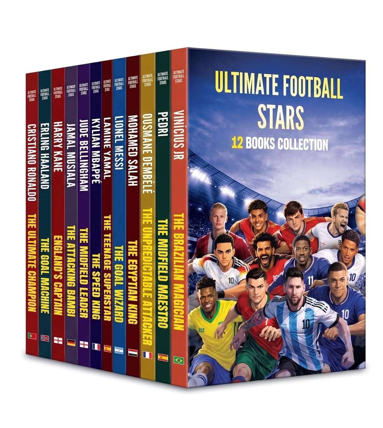 Ultimate Football Stars : 12 Books collection (Boxset)