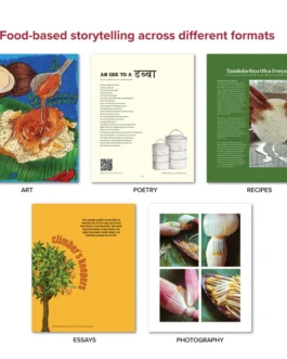 Memories on a Plate : Stories From 100 Indian Kitchens Around The Globe – Edited by Rohini Kejriwal, Designed by Shruti Taneja, Art by Shawn D’souza