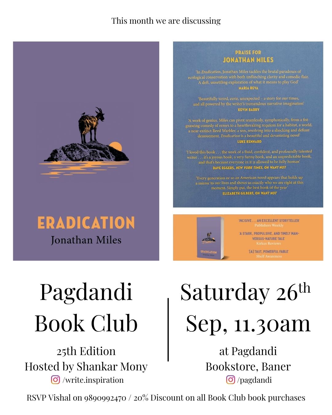 25th book club eradication